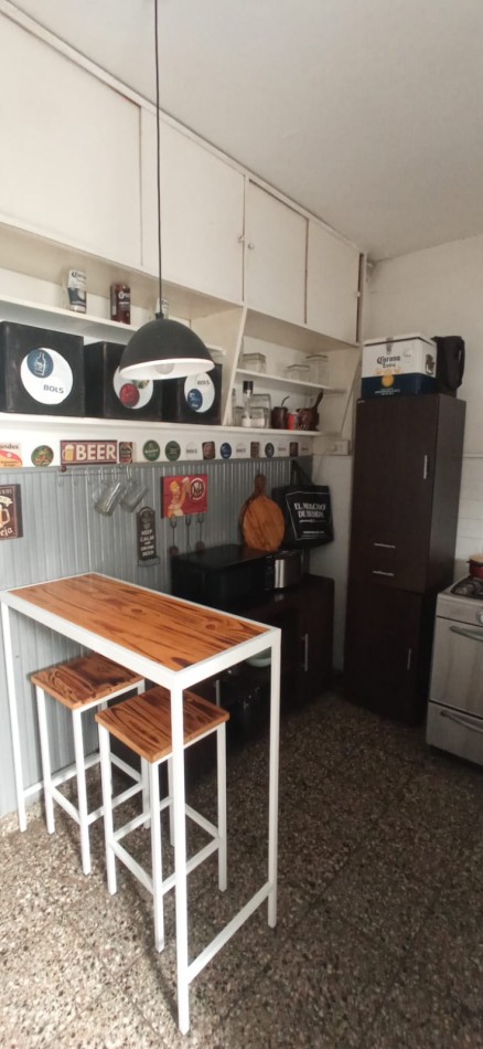 LOTE CON CASA AMERICANA 3 AMB.PATIO, GARAGE,TERRAZA.