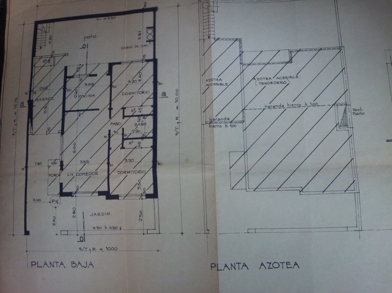 LOTE CON CASA AMERICANA 3 AMB.PATIO, GARAGE,TERRAZA.