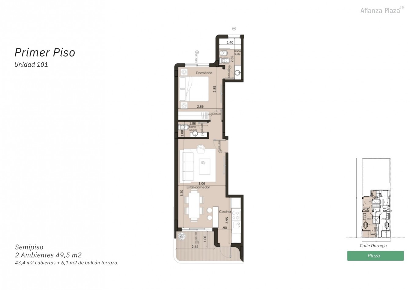 EDIFICIO EN POZO,  2  Y  3 AMB.CON O SIN COCHERA. BARRIO SAN JOSE, 48 CUOTAS EN PESOS!!